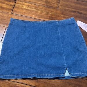 Wild Fable Blue Denim Mini Skirt